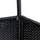 Estexo Polyrattan Beistelltisch 57 x 57 x 72 cm Schwarz