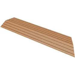 ML-Design WPC Abschlussleiste Abdeckleiste für WPC Terrassenfliesen Bodenbelag Hellbraun