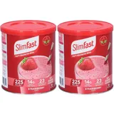 Slim Fast Pulver Erdbeere 2x 2x365 g