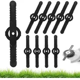 60 Stück Ersatzklingen Aus Kunststoff, 14cm Universal Rasentrimmerklingen, Rasentrimmer Zubehör, Rasenmäherklingen Aus Kunststoff Für Garten Und Rasenkantenschneider - Lntyq