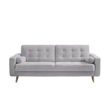 deinbett Schlafsofa mit Bettkasten Fjord ¦ grau ¦ Maße (cm): B: 226 H: 88 T: 90.0