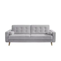 deinbett Schlafsofa mit Bettkasten Fjord ¦ grau ¦ Maße (cm): B: 226 H: 88 T: 90.0