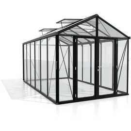 Vitavia Zeus Comfort 11900 Alu schwarz ESG 3 mm/Dach HKP 10 mm 11,9 m2