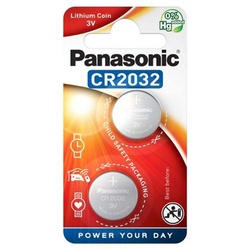 Panasonic CR2032 (2 Stk., CR2032, 220 mAh), Batterien + Akkus