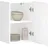 vidaXL Hängeschrank Porto 0 x 0 x 0 cm Weiß