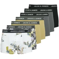 JACK & JONES JACABSTRACT TRUNKS 7 Pack bunt/grau/schwarz/weiß S