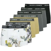 JACK & JONES JACABSTRACT TRUNKS 7 Pack bunt/grau/schwarz/weiß S