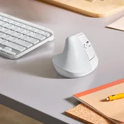 Logitech Lift Vertical Ergonomische Kabellose Maus Weiß