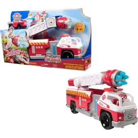 Spin Master PAW Patrol Fire Rescue - Marshalls Deluxe Feuerwehr-Truck, 50 cm lang, mit Marshall Hundefigur