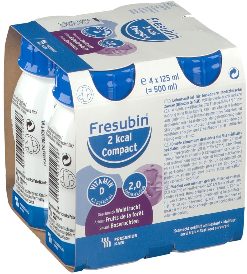 Fresubin® 2 Kcal Compact Fruits de la forêt 4x125 ml fluide