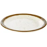 APS STONE ART, 19 cm, Höhe 2 cm, Melamin, creme/braun
