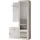 WFL GROUP Garderobenschrank Talia 100 x 180,5 x 35 cm Weiß