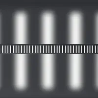 Alca Alcadrain Duschrost PURE BLACK für Duschrinnen, Schwarz-Matt 850 mm