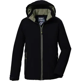 KILLTEC Jungen Funktionsjacke/Outdoorjcake mit Kapuze KOW 369 BYS JCKT, schwarz, 152, 42163-000