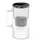 Wessper Wasserfilterkanne Glas schwarz 3L