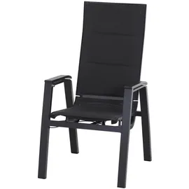 Siena Garden Milano Relaxsessel 73 x 59 x 110 cm dunkelgrau
