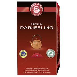Teekanne Premium Finest Darjeeling Schwarzer Tee 20x1,75 g