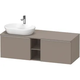 Duravit D-Neo Konsolenwaschtischunterbau wandhängend Basalt Matt 1400x550x459 mm - DE4950L70430000 DE4950L70430000