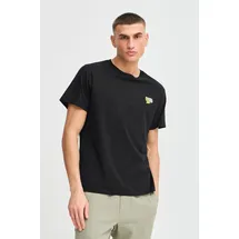 !Solid T-Shirt SDOwens Schlichtes T-Shirt mit Print schwarz XXL