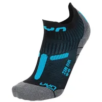Uyn Run 2IN Socken Black/Turquoise 45-47