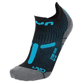 Uyn Run 2IN Socken Black/Turquoise 45-47