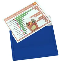 Eichner Magnet-Sichttasche aus Hart-PVC DIN A4 quer, blau
