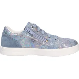 superfit Mädchen Stella Sneaker, Blau Silber 8000, 28 EU Weit