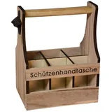 UNUS® Schützenhandtasche Bier Flaschenträger 6 Flaschen Männerhandtasche