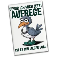 Speecheese Vogel mit großen Augen Souvenir Magnet - Lieber