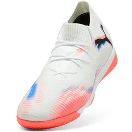Puma Future 8 Match IT Fußballschuh, White Black-Glowing Red, 44