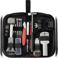 TOOLCRAFT Uhrengehäuseöffner Uhrmacher-Werkzeugsatz 147teilig Schwarz
