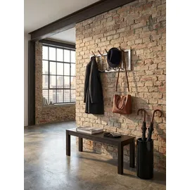 KADIMA DESIGN Wandgarderobe Kadima 65 x 30 x 10 cm Silber