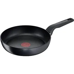 Tefal G28904 Hard Titanium Pro Bratpfanne 24 cm | Antihaftversiegelung | Thermo-Signal | stabiler Boden | Induktion