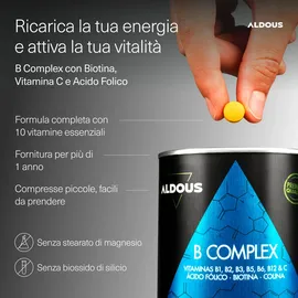 Aldous bio Vitamin B Komplex mit Vitamin C Tabletten 400 St.