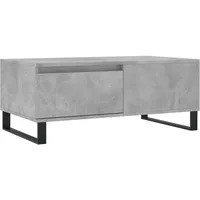 vidaXL Couchtisch Betongrau 90x50x36,5 cm Holzwerkstoff