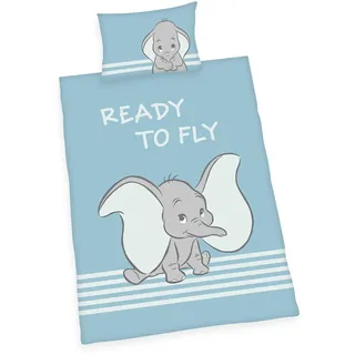 Herding Bettwäsche-Set, Blau, 40 x 60 cm,