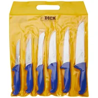 Friedr. Dick F. DICK Messer Set ErgoGrip (Blockmesser Stechmesser Sortiermesser Ausbeinmesser