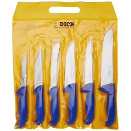 Friedr. Dick F. DICK Messer Set ErgoGrip (Blockmesser Stechmesser Sortiermesser Ausbeinmesser