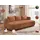 Home Affaire Big-Sofa HOME AFFAIRE "LUSSAC 4-Sitzer Design-Sofa mit Zierkissen, Maße B/T/H: 242/123/78 cm", terra, B:242cm H:78cm T:122,5cm, 100% Polyester, Sofas, Big-Sofa, hoher Sitzkomfort und modernes Design, Sofa ohne Bettfunktion