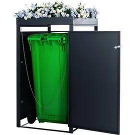 Zelsius Mülltonnenbox 3er 120-240 l grau