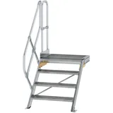 Günzburger MUNK Aluminium-Treppe Plattform 45° 4 Stufen