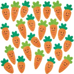 Karotten Stickers aus Filz (pro Set 150)