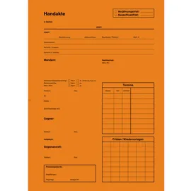 Soldan AdvoBedarf Handaktenbogen Tauenkarton orange orange