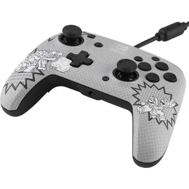 PDP Rematch Comic Mario Controller Grau Nintendo Switch
