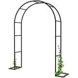 LXJBBD Gartenlaube Rosenbogen Pergola mit Metallrahmen - Dekoration Rankhilfe Ständer für Kletterpflanzen und Reben