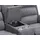 vente-unique Relaxsofa elektrisch 2-Sitzer - Stoff - Anthrazit - NEVERS