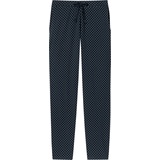 SCHIESSER Damen, Pyjamahose Mix & Relax lang blau 44