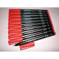 Staedtler 10 STAEDTLER Lumocolor Folienstifte rot 0,6 mm permanent