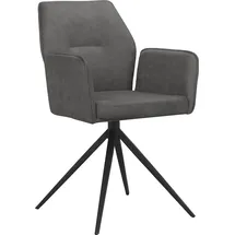 PLACES OF STYLE »Ozias« () Sitz und Rücken gepolstert, Gestell aus Metall schwarz, Sitzhöhe 50 cm, 2er Set,