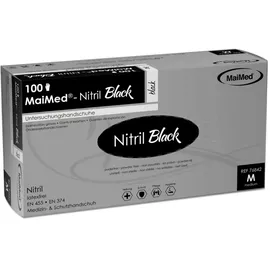 Maimed Nitril Black 100 Stück Gr. M